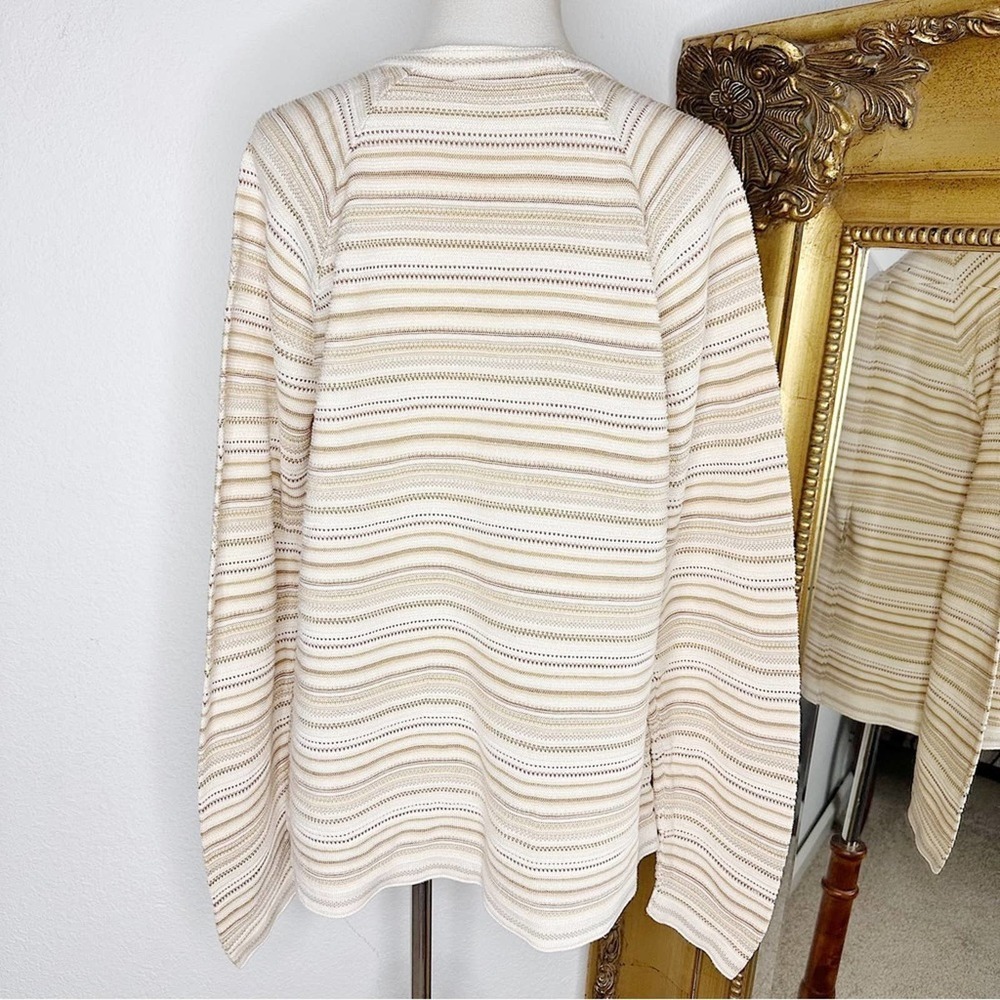 Peruvian Connection Neutral Multi Color Pima Cott… - image 4